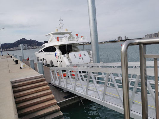 Durable Marine Aluminum Gangway For Floating Dock Standard Package