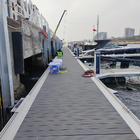 Marine Grade Aluminum Boat Pontoon Floating Dock Variable Load Customized Height
