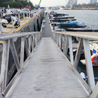HDPE Aluminum Floating Docks Boat Pontoon Marine Anti Collision For Jetty