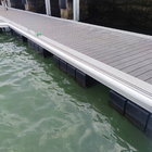 Aluminum Alloy / Steel Pontoon Floating Boat Dock Marina Equipment Qualified