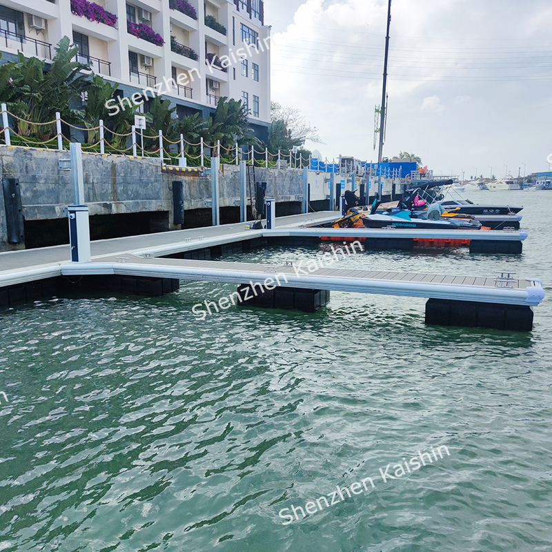 Marine Aluminum Floating Docks Stable Movable Boating Floating Pontoon Jetty