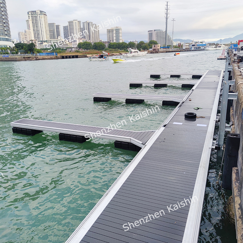 Aluminum Floating Platform Yacht Dock Marina Construction Project