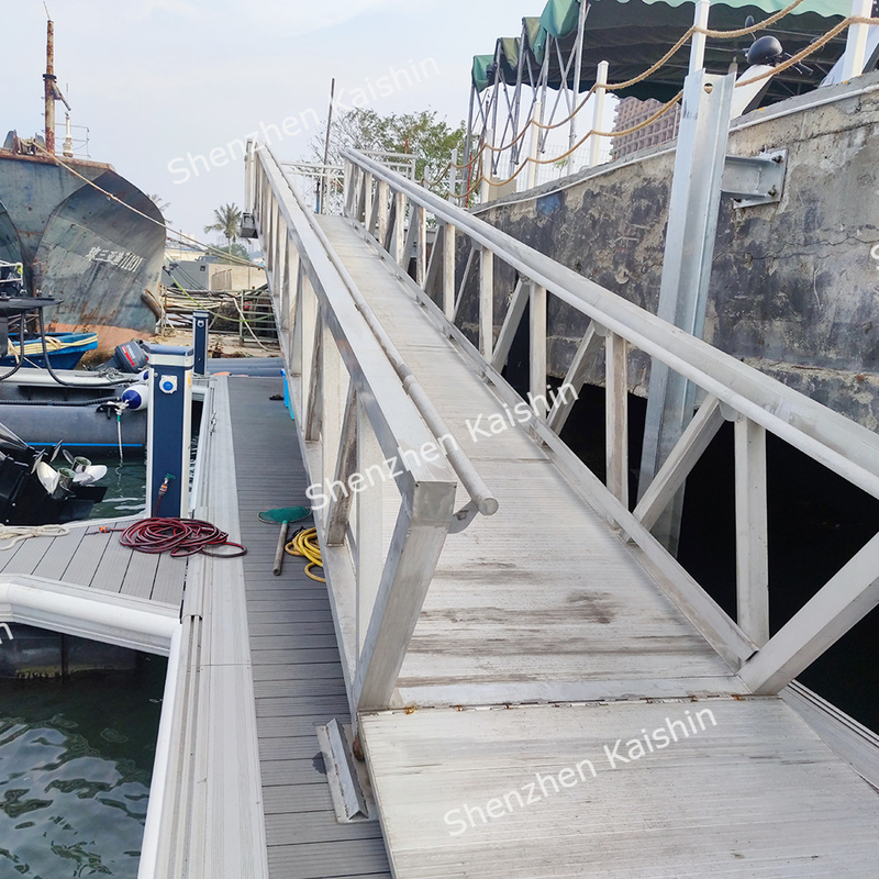 Handrail Aluminum Marine Gangway Galvanized Dock Ramps 60cm