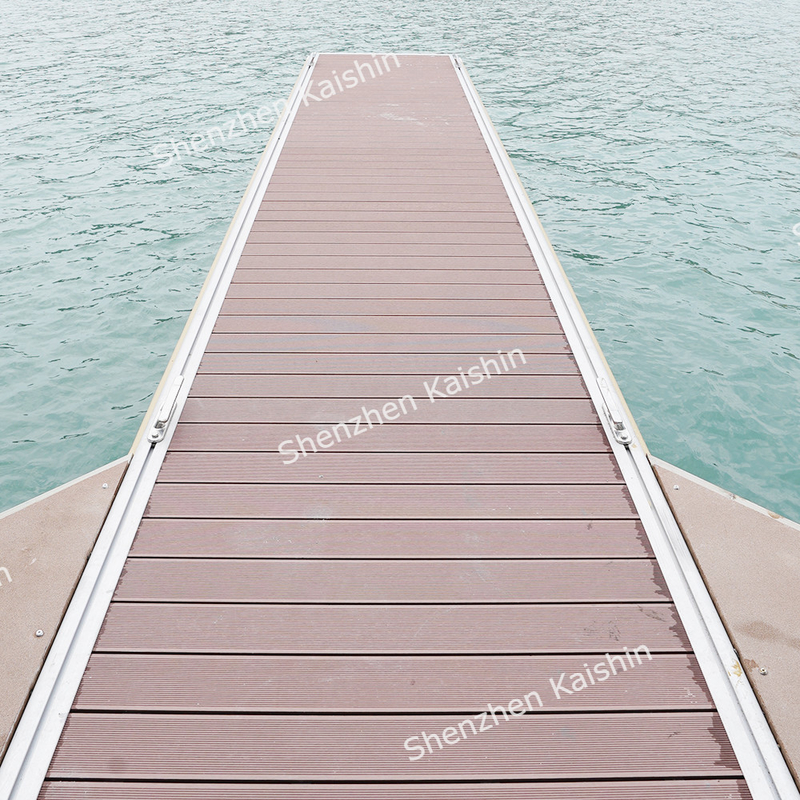Customizable Design Floating Finger Dock For Marina Floating Pontoon Walkway With Rubber Fender