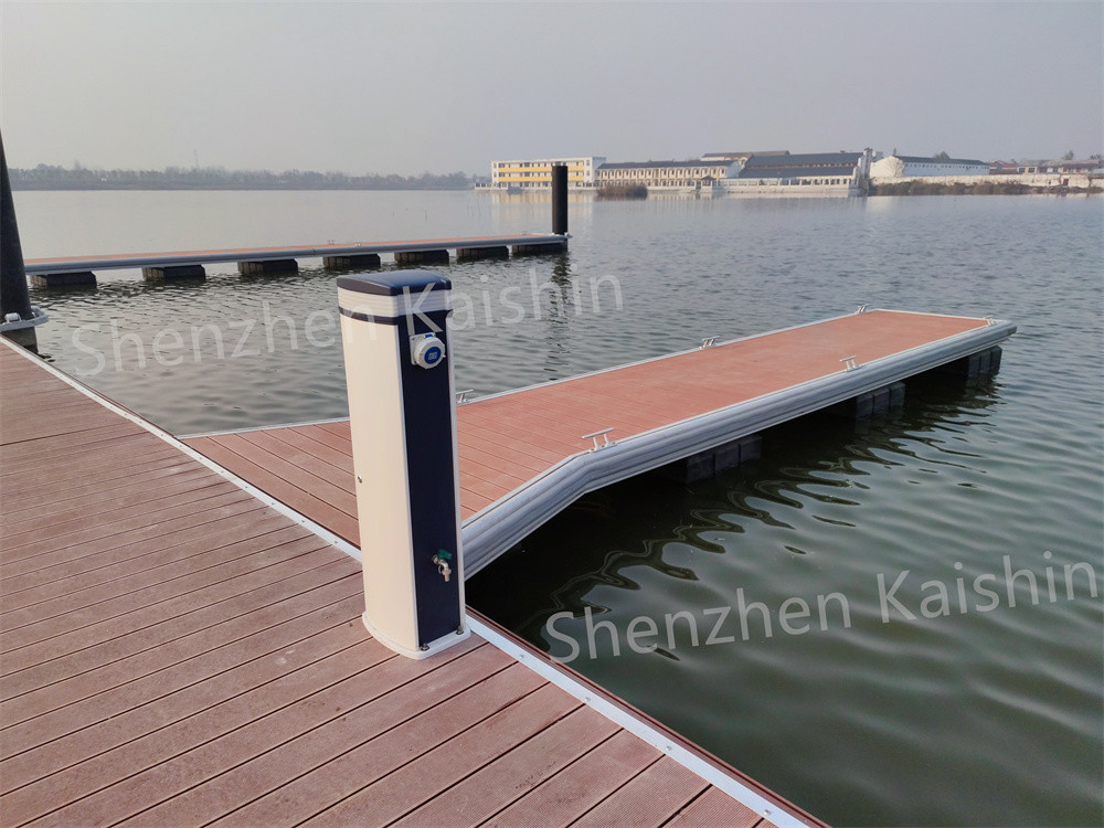 HDPE Marine Aluminum Alloy Floating Docks Walkway Pontoon For Boat