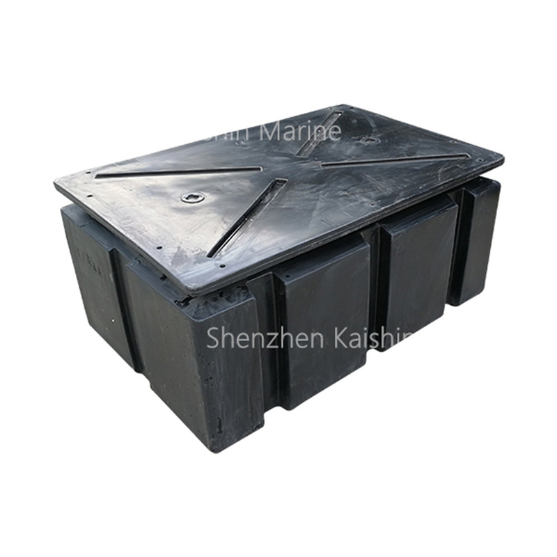 Black LLDPE Floater For Marina Dock Floating Pontoon Floatation Yacht Boat Bridge