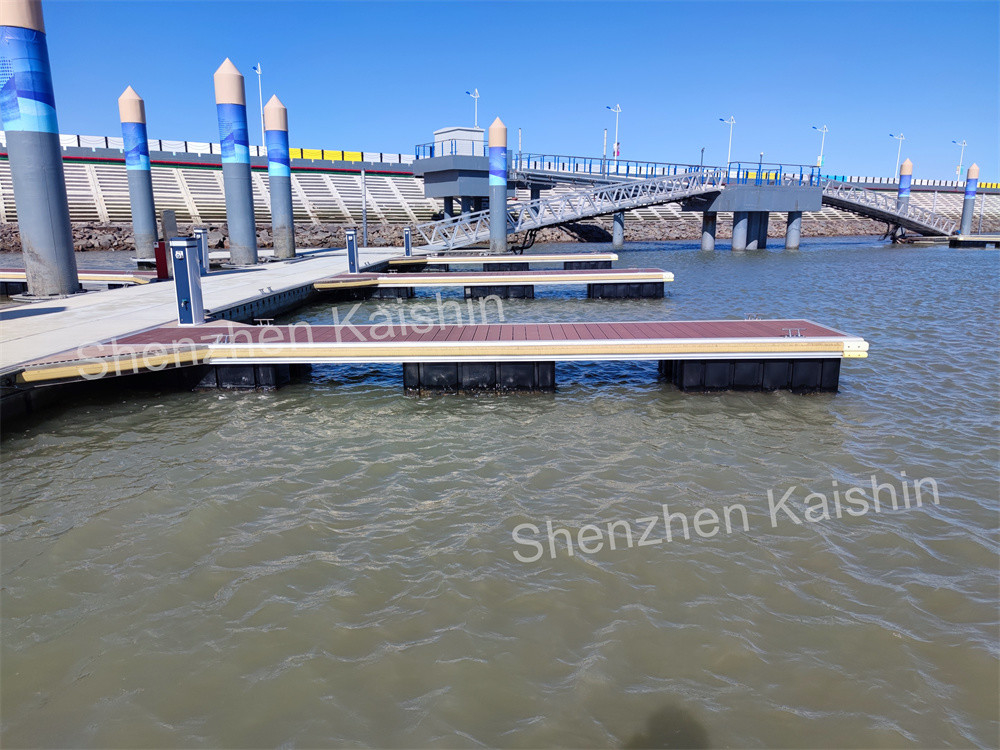 Marina Pontoon Plastic Pontoon For Sale Floating Boat For Jetty Floating Bridge Dock And Marina Accessory