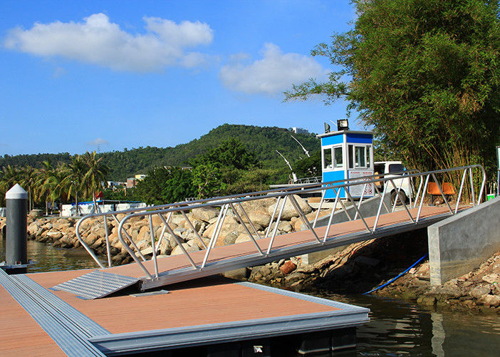 Aluminum Alloy 6061-T6 Floating Dock Aluminum Gangways Marine floating dock walkway