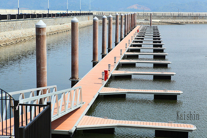 Long-Lasting Yacht Floating Pontoon Dock For Marina Project Aluminum Alloy Floating Walkway For Boat Ship