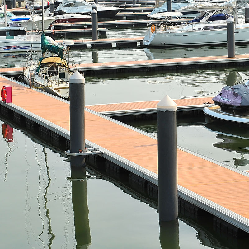 Aluminum Alloy 6061 T6 Floating Pontoon Dock Marina Design Engineering Floating Walkway Bridge For Boat Yacht Ship