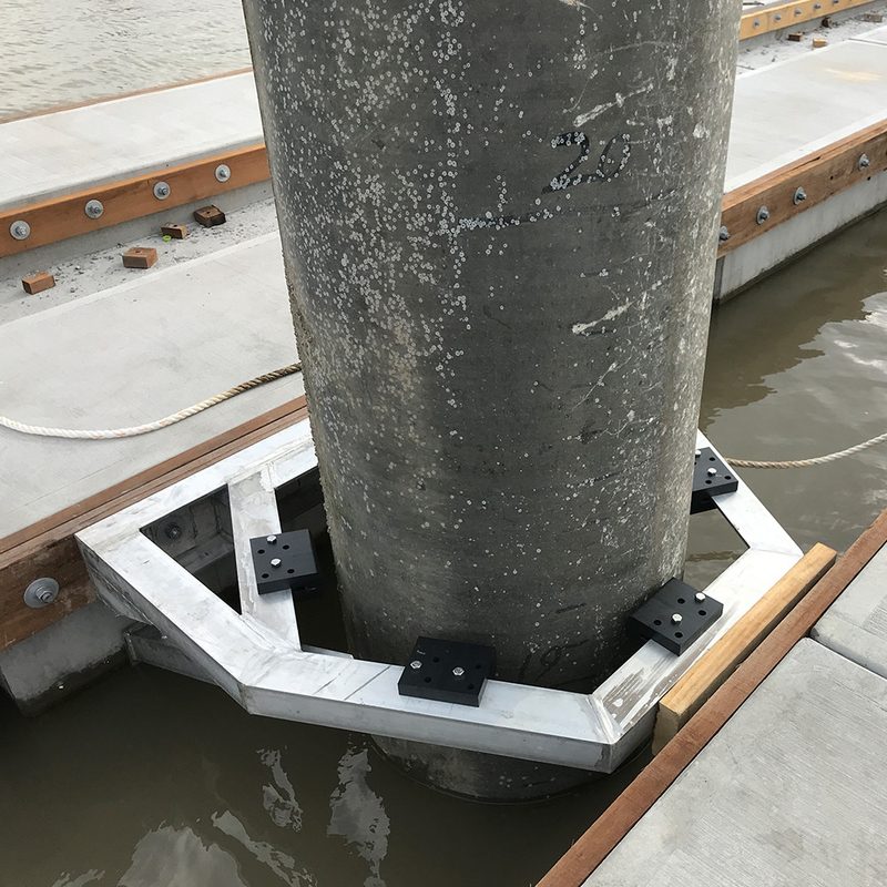 Duriable Floating Dock Pile Guide Uvioresistant Long Service Life