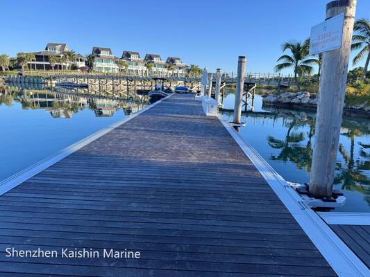 Marine-grade Aluminum Alloy 6061 T6 Finger Dock with Corrosion Resistant Anti-slip Surface for Marina and Harbor