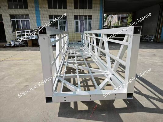 Anti-Slip Aluminum Alloy 6061-T6 Marine Gangway with 400kgs/sqm Loading Capacity and 15-20 Years Lifespan for Floating Dock Bridge
